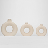 Rund Donut Vase, Set 3